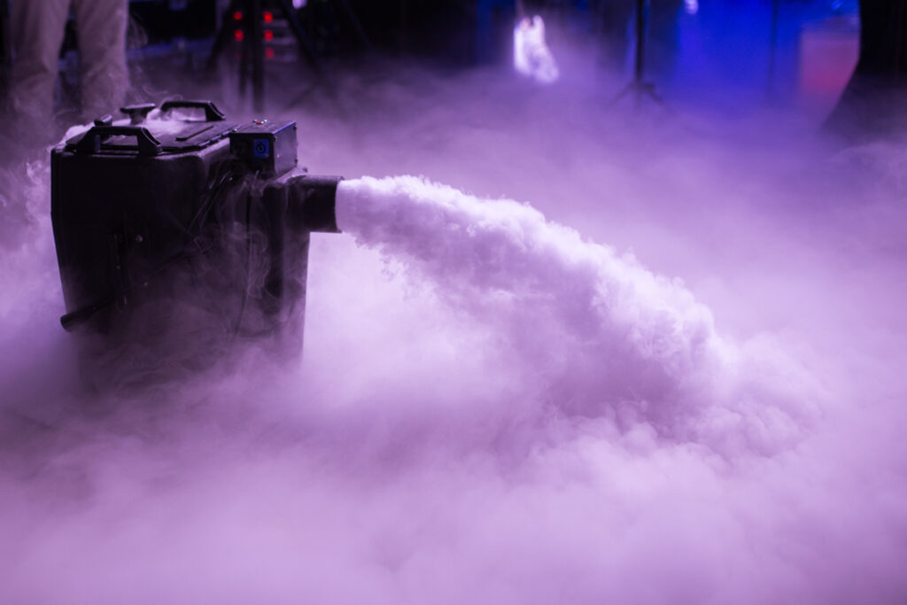 Dry Ice Low Level Fog Cloud